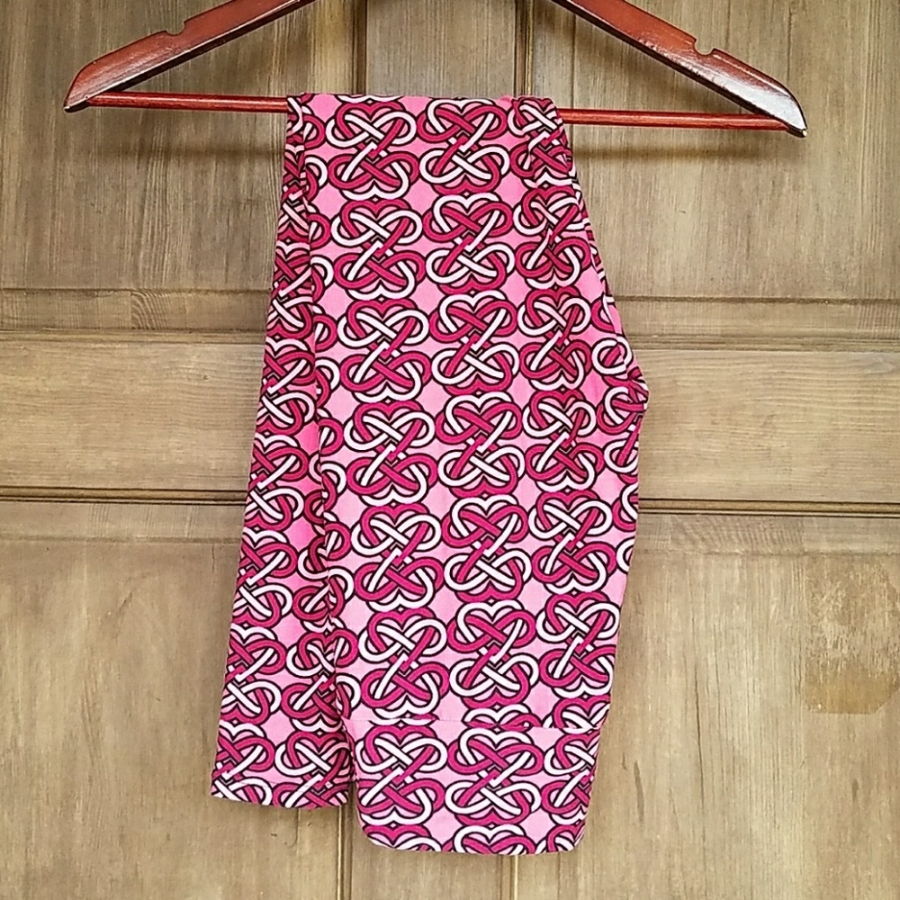 Lularoe Heart Leggings O/S Shades of Pink